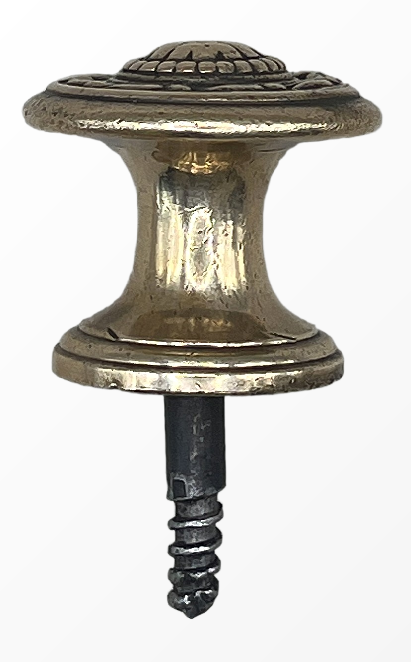 Möbelknauf Jugendstil aus Messing