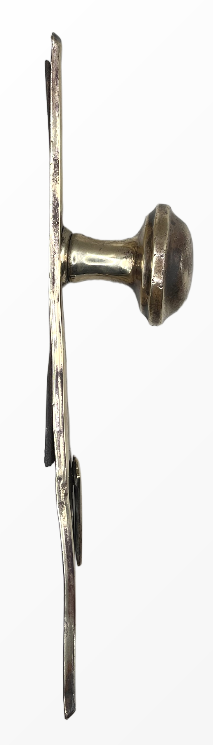 Türknauf/Langschild Gründerzeit aus Messing